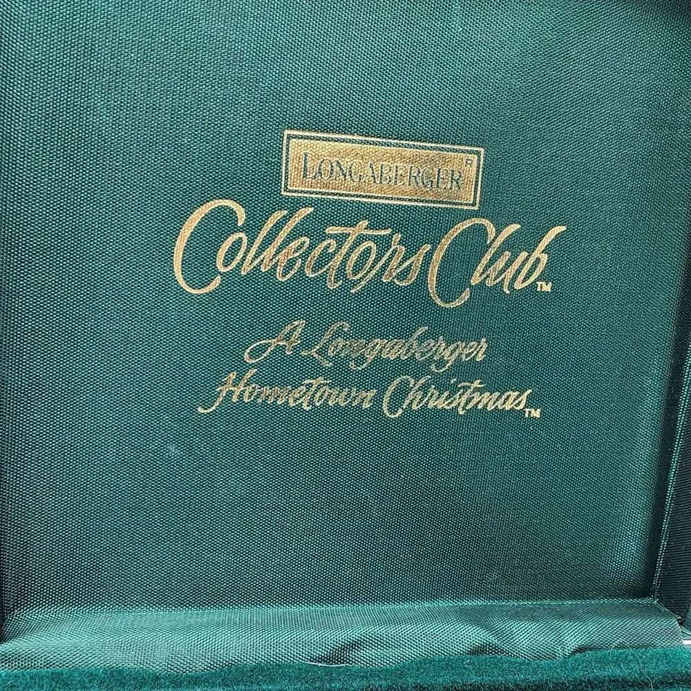 Longaberger Collectors Club 1997 Caroling in Dresden Hometown Christmas Ornament